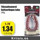 Allahindlus - Täissuitsuvorst
Suitsurõngas Luha
240g