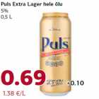 Puls Extra Lager hele õlu