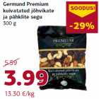 Allahindlus - Germund Premium
kuivatatud jõhvikate
ja pähklite segu
300 g