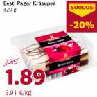 Allahindlus - Eesti Pagar Kräsupea
320 g