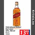 Allahindlus - Viski Johnnie Walker Red Label