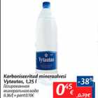 Allahindlus - Karboniseeritud mineraalvesi Vytautes, 1,25 l