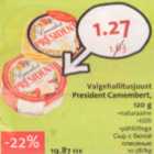 Allahindlus - Valgehallitusjuust President Camembert