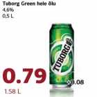 Allahindlus - Tuborg Green hele õlu