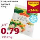 Allahindlus - Härmavili Suvine
supisegu
400 g