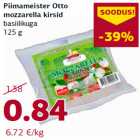 Allahindlus - Piimameister Otto
mozzarella kirsid