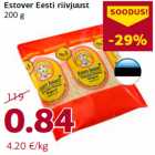 Allahindlus - Estover Eesti riivjuust
200 g