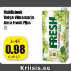 Mahlajook Valge Viinamarja Aura Fresh Plus 2 l