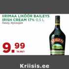 Allahindlus - IIRIMAA LIKÖÖR BAILEYS
IRISH CREAM