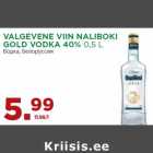 Allahindlus - VALGEVENE VIIN NALIBOKI
GOLD VODKA