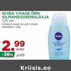 Allahindlus - NIVEA VISAGE ÕRN
SILMAMEIGIEEMALDAJA