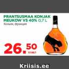 Alkohol - PRANTSUSMAA KONJAK MEUKOW VS 40% 0,7 L