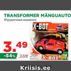 Allahindlus - TRANSFORMER MÄNGUAUTO