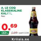 Allahindlus - A. LE COQ KLASSIKALINE KALI 1 L 