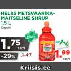 Allahindlus - HELIIS METSVAARIKAMAITSELINE SIIRUP 1,5 L