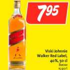 Allahindlus - Viski Johnnie
Walker Red Label