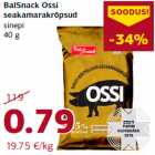 Allahindlus - BalSnack Ossi
seakamarakrõpsud