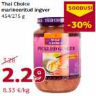 Allahindlus - Thai Choice
marineeritud ingver