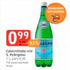 Allahindlus - Gaseeritud vesi S.Pellegrino 1 l