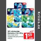 WC-värskendaja
Domestos, 2 tk x 55 g

