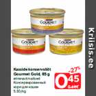 Kasside konservsööt
Gourmet Gold, 85 g

