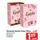 Kompvek Geisha, Fazer, 150 g

