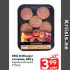 BBQ Grillburger
Linnamäe, 840 g
