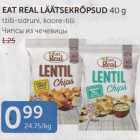 EAT REAL LÄÄTSEKRÕPSUD 40 G