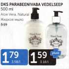 DKS PARABEENIVABA VEDELSEEP 500 ML