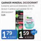 Allahindlus - GARNIER MINERAAL DEODORANT