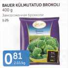 BAUER KÜLMUTATUD BROKOLI 400 G