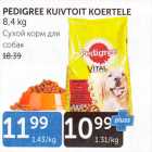 PRDIGREE KUIVTOIT KOERTELE 8,4 KG