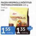 PEGER KRISPROLLS RÖSTITUD TÄISTERALEIVAKESED 225 G