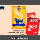 Viilutatud juust
Saare Leet, 26%, 500 g