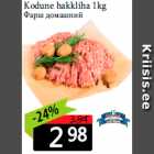 Allahindlus - Kodune hakkliha 1kg
