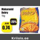 Allahindlus - Makaronid
Dobry
1kg