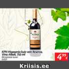 Allahindlus - KPN Hispaania kuiv vein Reserva, Vina Alboli, 750 ml