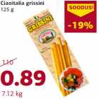 Allahindlus - Ciaoitalia grissini
125 g