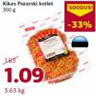 Allahindlus - Kikas Pozarski kotlet
300 g