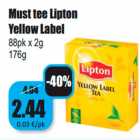 Allahindlus - Must tee Lipton
Yellow Label
