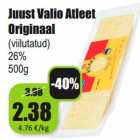 Allahindlus - Juust Valio Atleet
Originaal