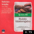 Rukkitäisterajahu