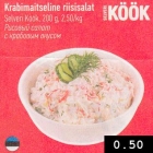 Krabimaitseline riisisalat