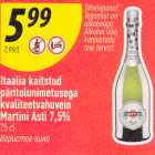 Allahindlus - Itaalia kaitstud päritolunimetusega kvaliteetvahuvein Martini Asti