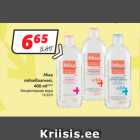 Allahindlus - Mixa
mitsellaarvesi,
400 ml***