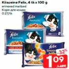 Kiisueine Felix, 4 tk x 100 g

