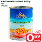 Kikerherned Sunfood, 400 g
