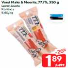 Vorst Maks & Moorits, 77,7%, 350 g

