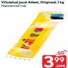 Viilutatud juust Atleet, Originaal, 1 kg
