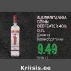 SUURBRITANNIA DŽINN BEEFEATER 40% 0,7L